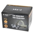 Lanterna de cap L-T21 CU 5 led, 10W - go4store.ro