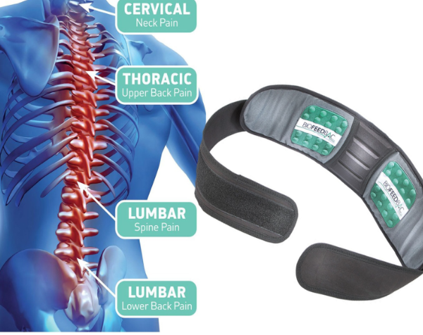 Centura pentru spate reglabila, suport lombar-BIOFEEDBAC