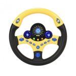 Volan interactiv de jucarie, rotativ 360 grade,cu lumini si sunete