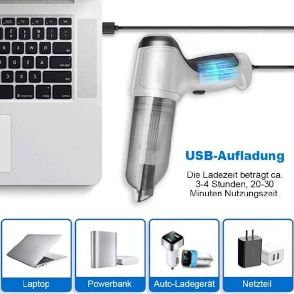Aspirator auto portabil 3 in 1