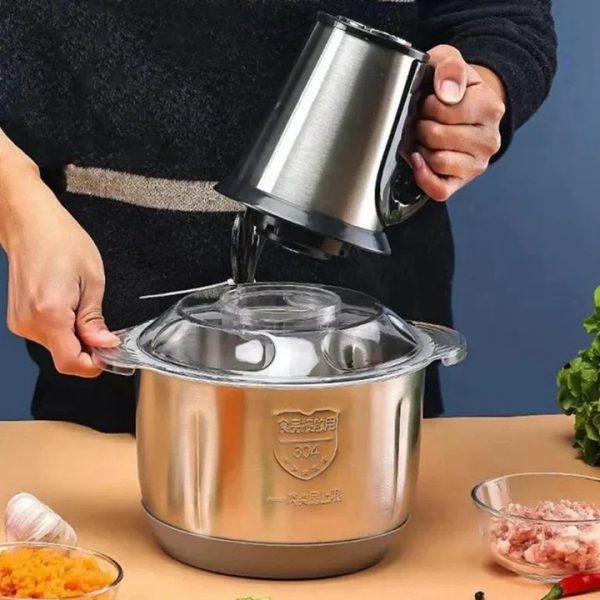 Tocator, inox, 3 litri, 1000W, argintiu