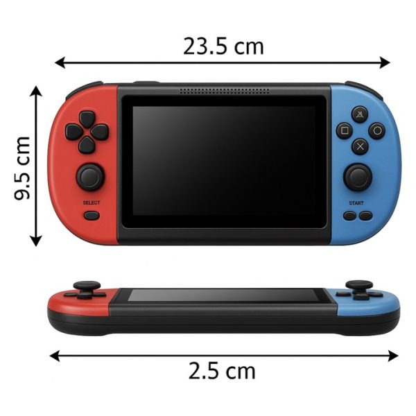 Consola portabila de jocuri X7 Plus 4.3"